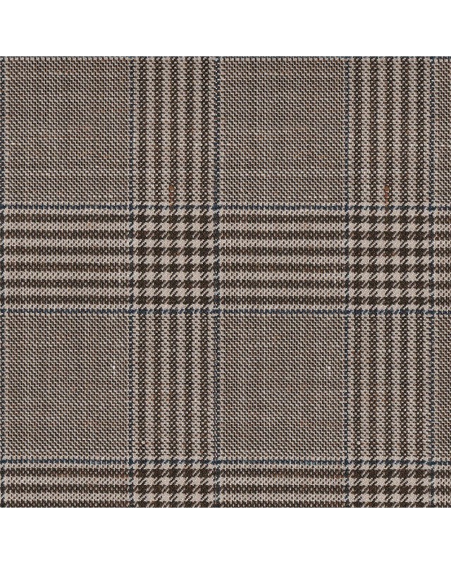 Brown 25061 - Wool Silk Linen Suit