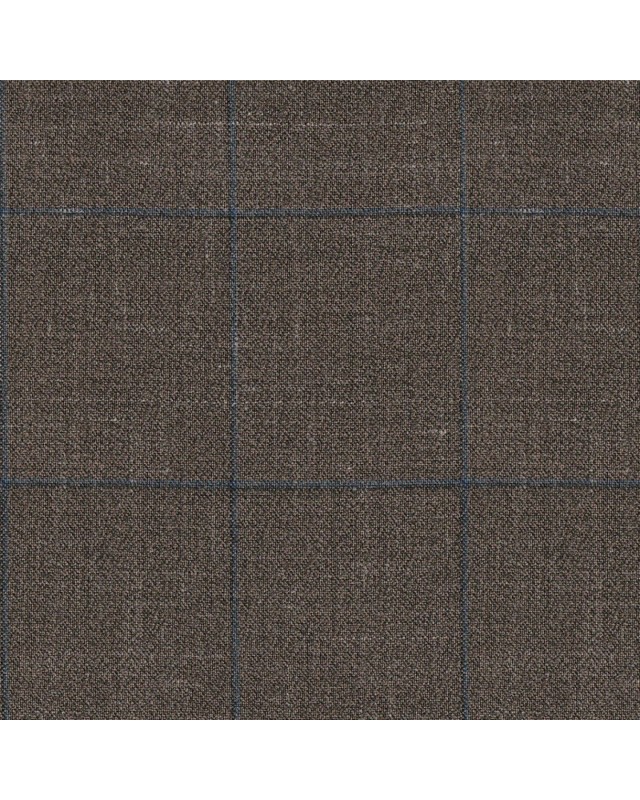 Brown 25065 - Wool Silk Linen Suit