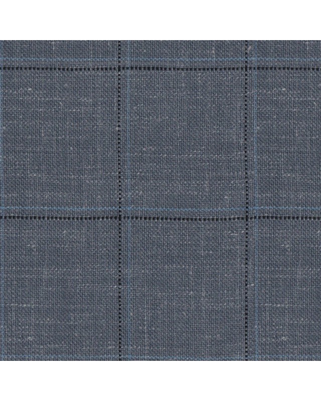 Grey 25076 - Wool Silk Linen Suit