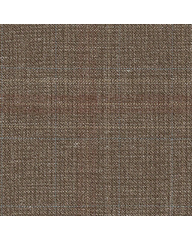 Brown 25077 - Wool Silk Linen Suit