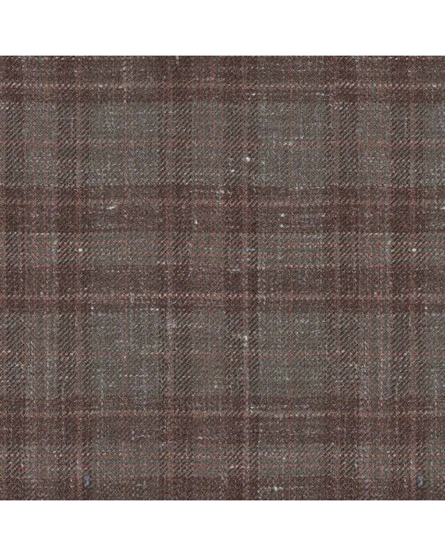 Brown 25084 - Wool Silk Linen Suit
