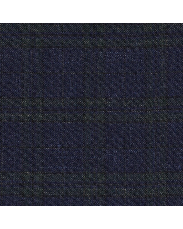 Blue 25095 - Wool Silk Linen Suit