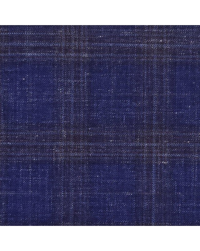 Blue 26002-4 - Wool Silk Linen Suit