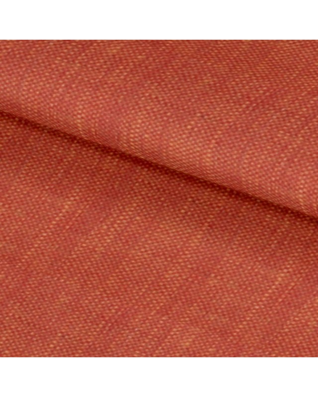 Orange LH2101-34 - Solid Pure Linen Shirts