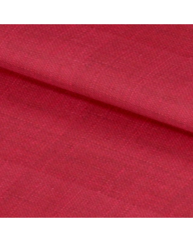 Red LH2101-35 - Solid Pure Linen Shirts