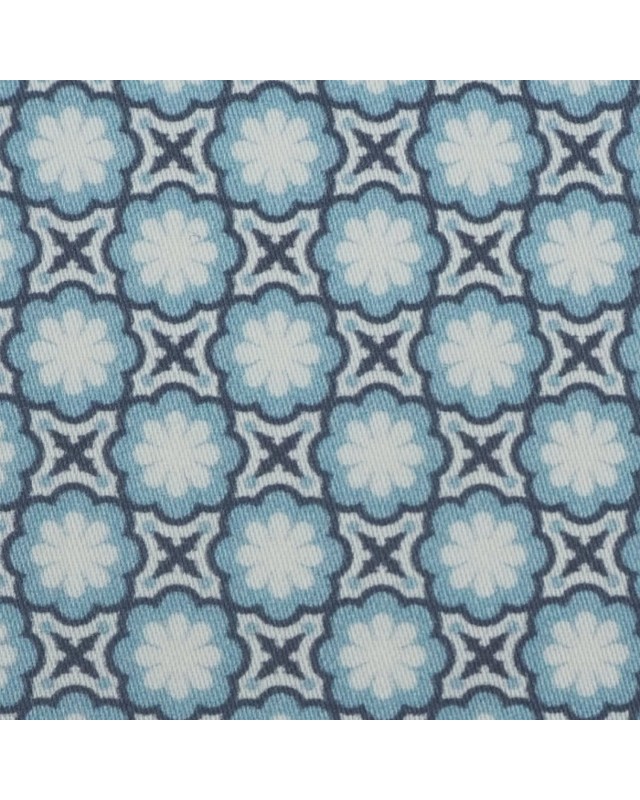 Blue PRT2301 - 100% cotton printed shirts