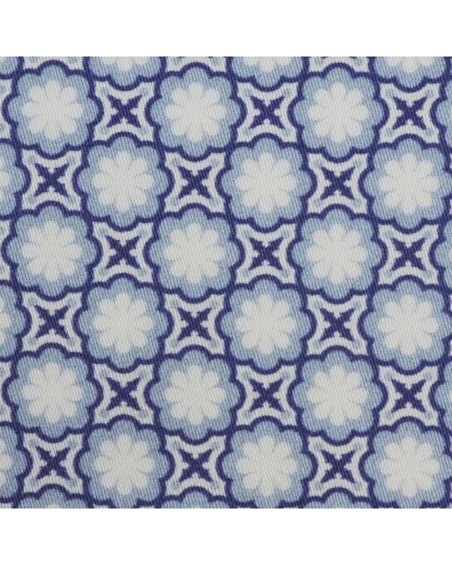 Blue PRT2303 - 100% cotton printed shirts