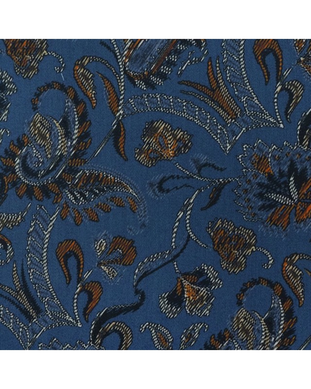 Blue PRT2325 - 100% cotton printed shirts