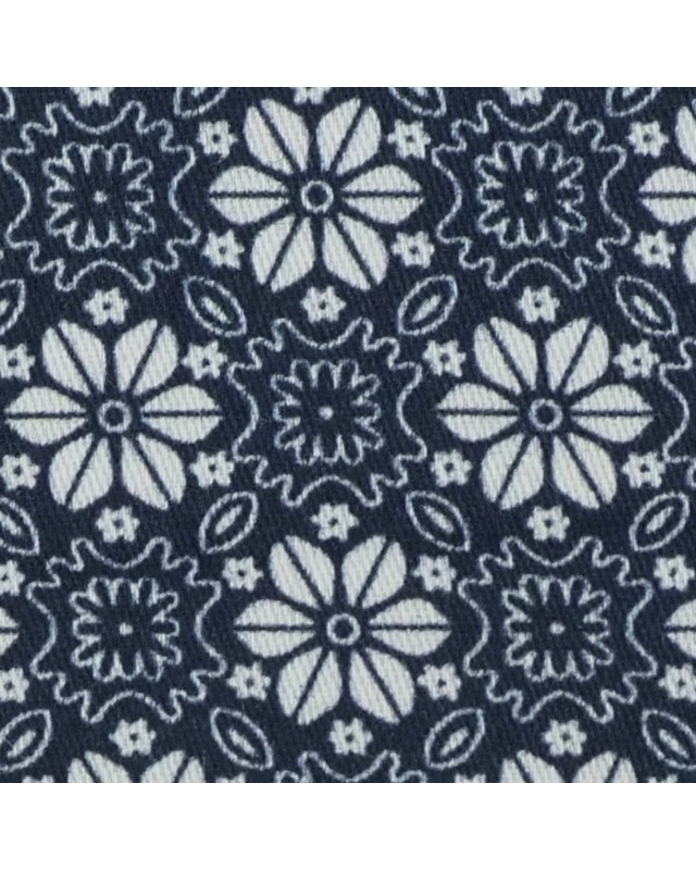 Blue PRT2338 - 100% cotton printed shirts