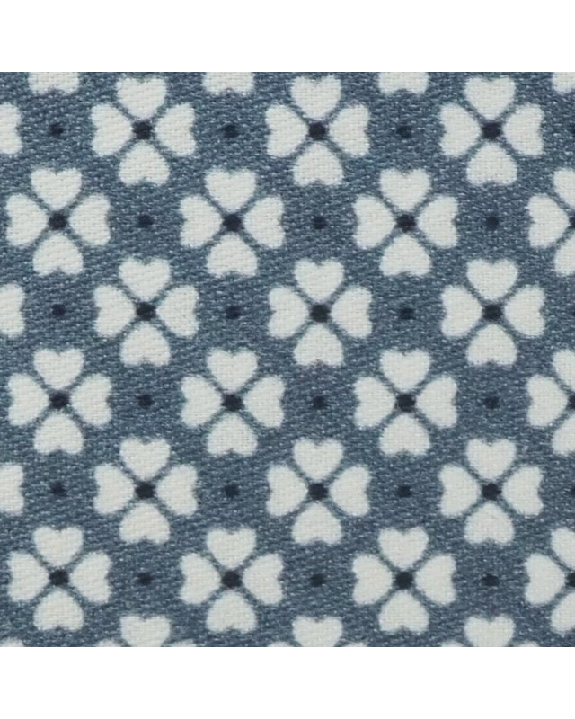 Blue PRT2351 - 100% cotton printed shirts