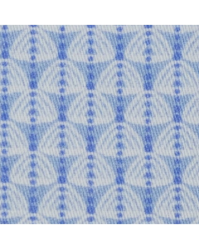 Blue PRT2353 - 100% cotton printed shirts