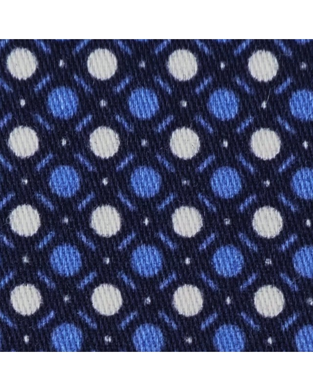 Blue PRT2377 - 100% cotton printed shirts