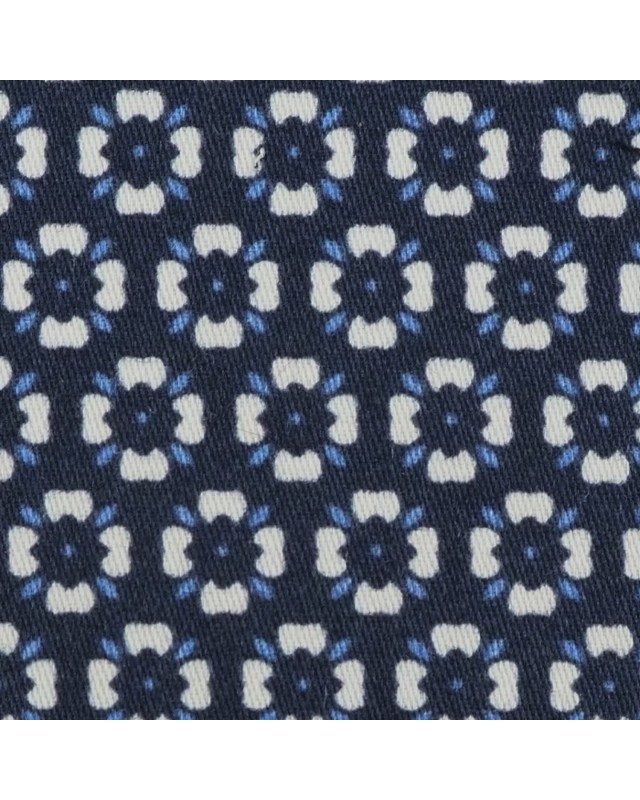 Blue PRT2379 - 100% cotton printed shirts