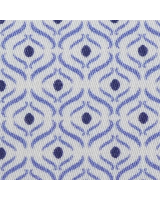 Blue PRT2394 - 100% cotton printed shirts