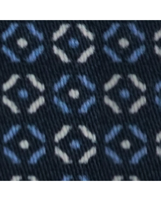 Blue PRT2398 - 100% cotton printed shirts