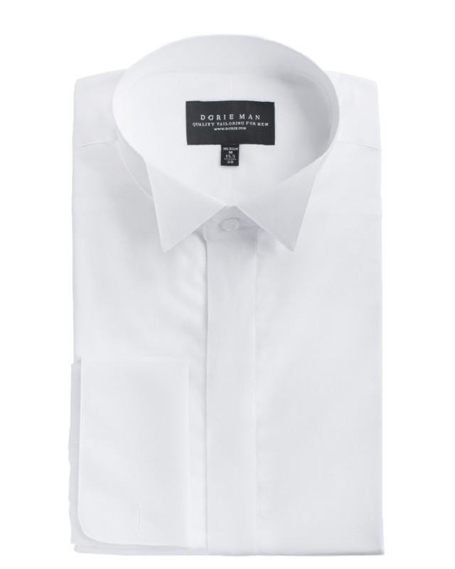 PLAIN WHITE WINGTIP SHIRT 