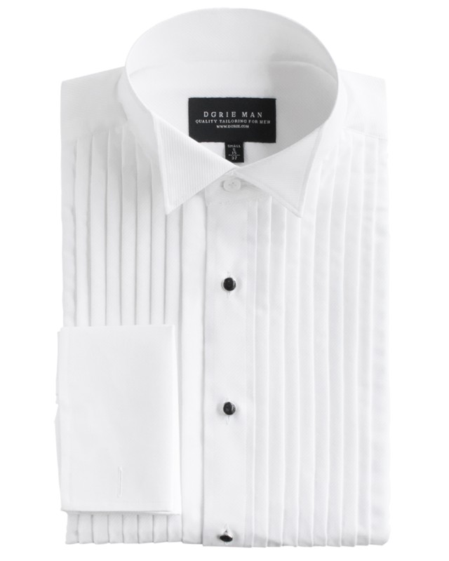 WHITE WINGTIP SHIRT