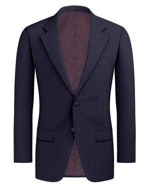 Blue 100303 - 100% Wool Pants