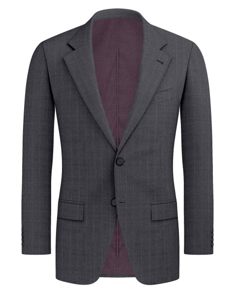 Grey 100304 - 100% Wool Pants