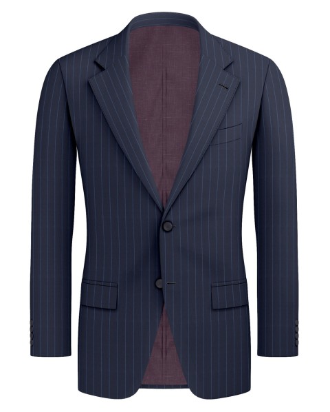 Blue 100308 - 100% Wool Pants