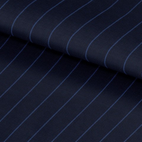 Blue 100308 - 100% Wool Pants