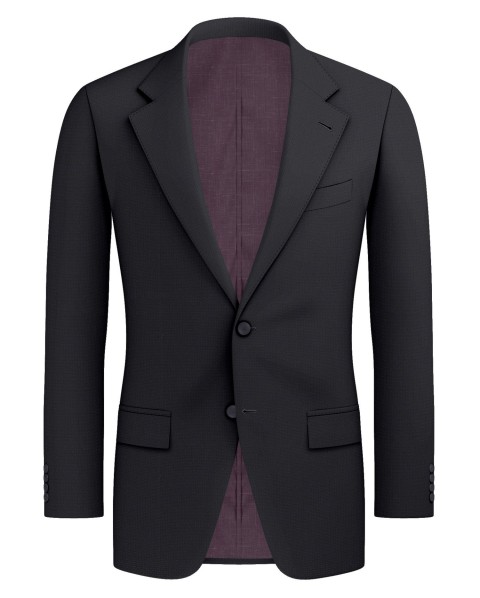 Black 100321 - 100% Wool Pants