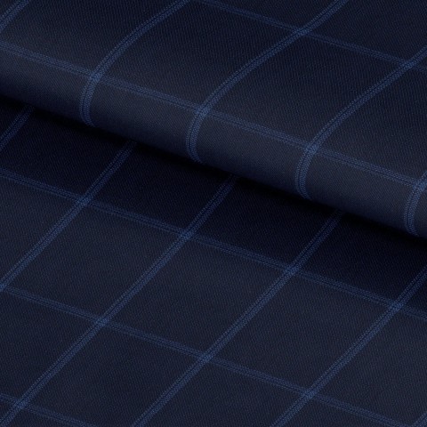 Blue 100330 - 100% Wool Pants