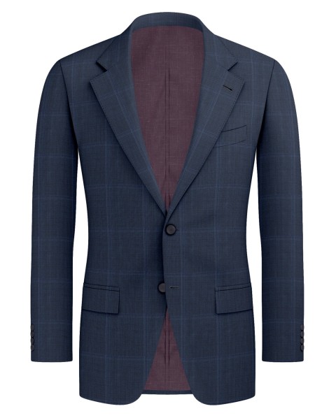 Blue 100333 - 100% Wool Pants