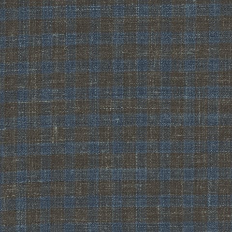 Blue 103005 - Wool Silk Linen Stretch Suit