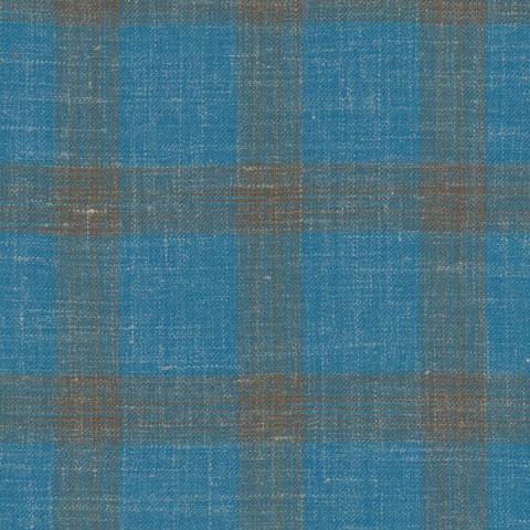 Blue 103008 - Wool Silk Linen Stretch Suit