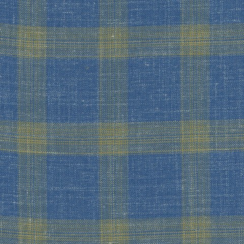 Blue 103009 - Wool Silk Linen Stretch Suit