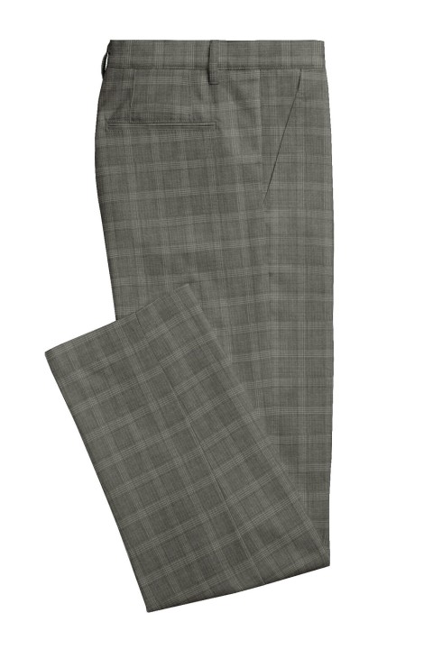 Brown 11500-51 - 100% Wool Super 150s Pants