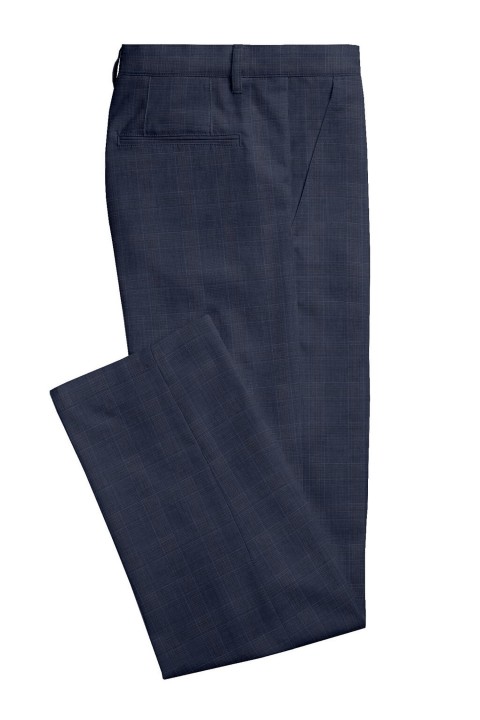 Blue 11500-54 - 100% Wool Super 150s Pants