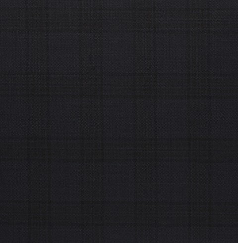 Dark Blue Check Brown Pants