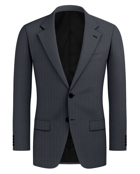 Black 21168-1 - 100% Wool Pants