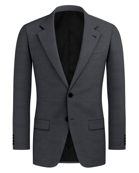 Black 21170-3 - 100% Wool Pants