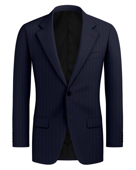 Blue 21184 - 100% Wool Pants