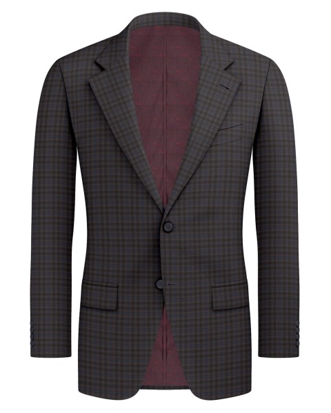 Brown 212520-2 - 100% Wool Suit