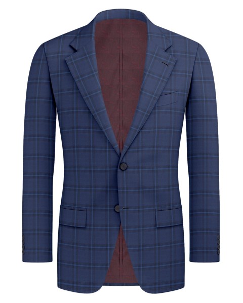 Blue 212540-2 - 100% Wool Suit