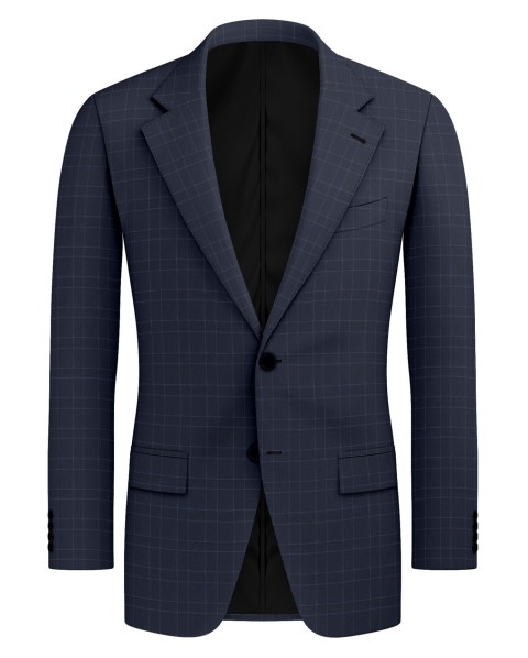 Blue 212555-2 - 100% Wool Suit