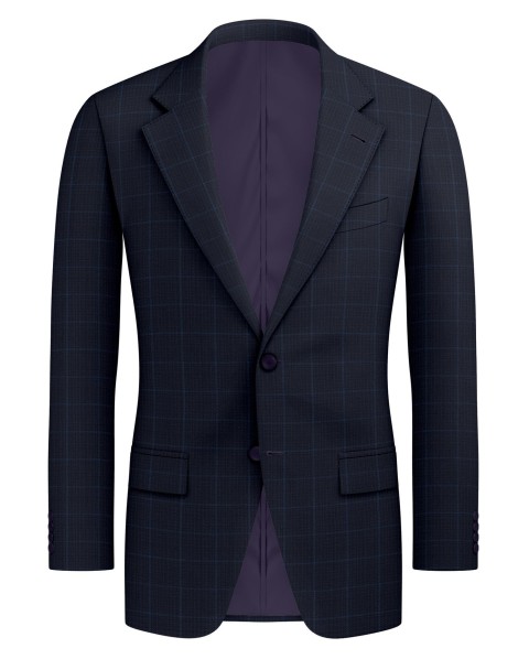 Blue 212579 - 100% Wool Pants