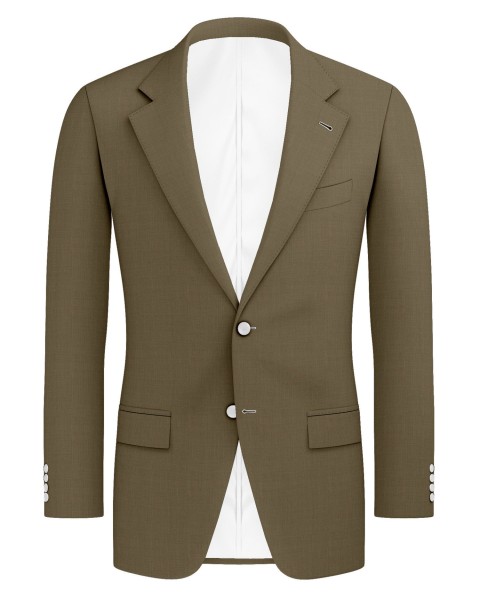 Brown 25013-27 - Hopsack Wool Pants