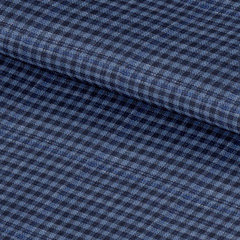 Blue 25083 - Wool Silk Linen Suit
