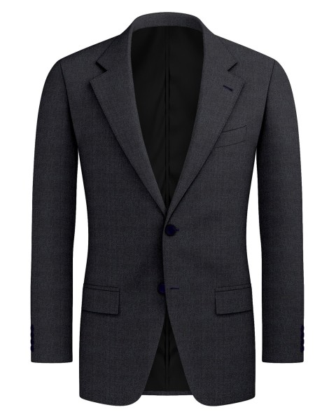 Black 26001-2 - Wool Silk Linen Pants