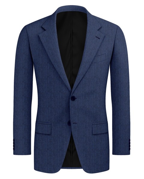 Blue 26001-4 - Wool Silk Linen Pants