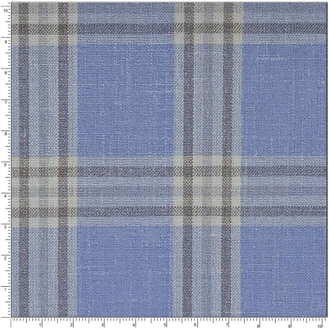 Blue 26006-2 - Wool Silk Linen Pants