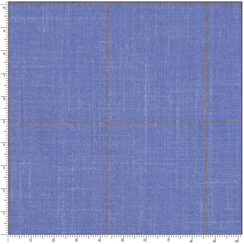 Blue 26006-7 - Wool Silk Linen Pants