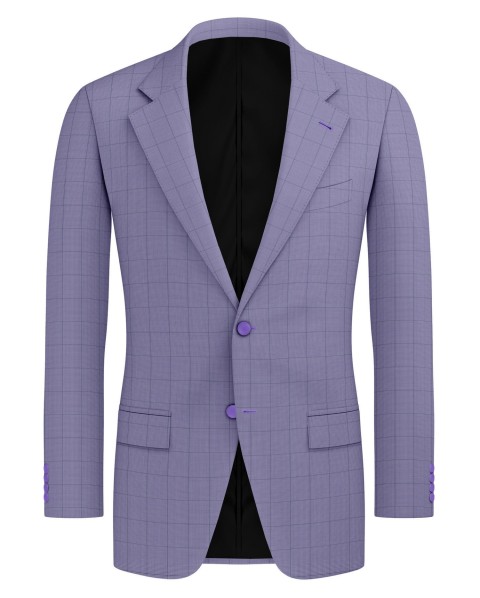 Purple 4900-1 - 70% Blend Wool Pants