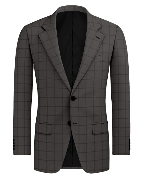 Grey 4900-26 - 70% Blend Wool Pants