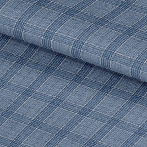 Light blue 4900-45 - 70% Blend Wool Pants